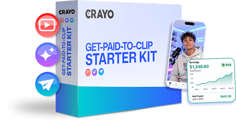 Crayo Get-Paid-To-Clip Starter Kit